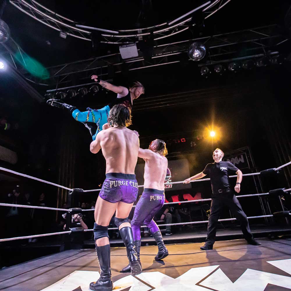 Wrestling in der Brauerei